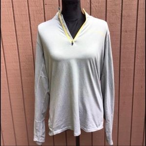 women’s nike live strong dri-fit quarter zip